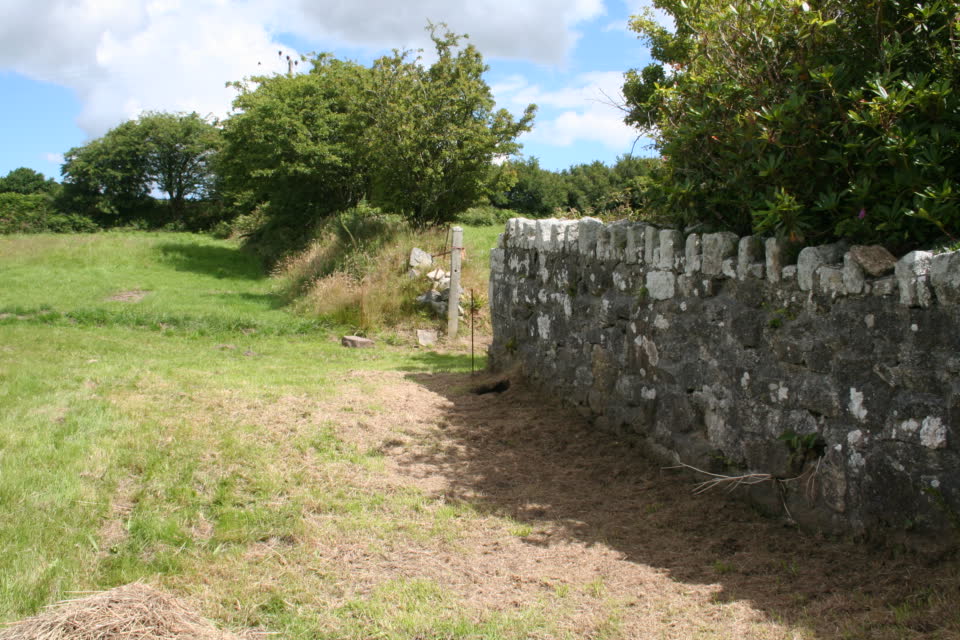 Site of composting area